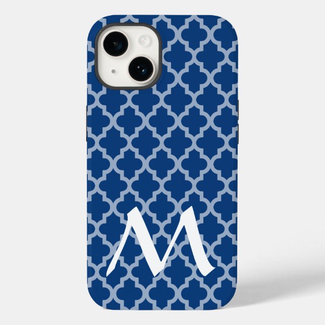 Coques Case-Mate iPhone Quatrefoil d'humeurs méditerranéennes marocaines (Verso)