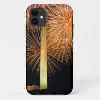 Quatrième de juillet, affichage de feu d'artifice,