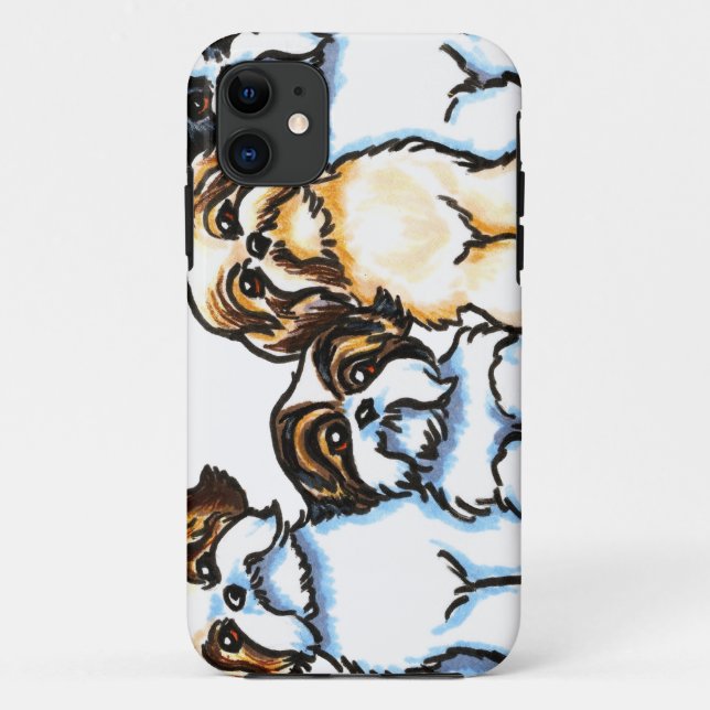 Coques Case-Mate iPhone Quatuor Shih Tzu (Dos)