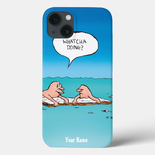 Coques Case-Mate iPhone Que faire de personnalisation ? Caricature d'épave (Verso)