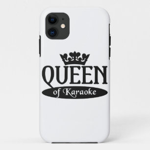 Coques Pour iPhone Queen of Karaoke iPhone 5 Coque-Mate, personnalise