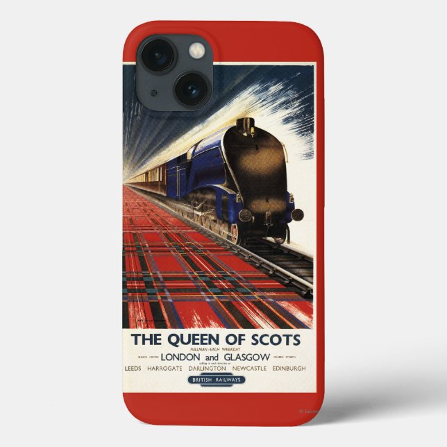 Coques Case-Mate iPhone Queen of Scots Pullman Train (Verso)