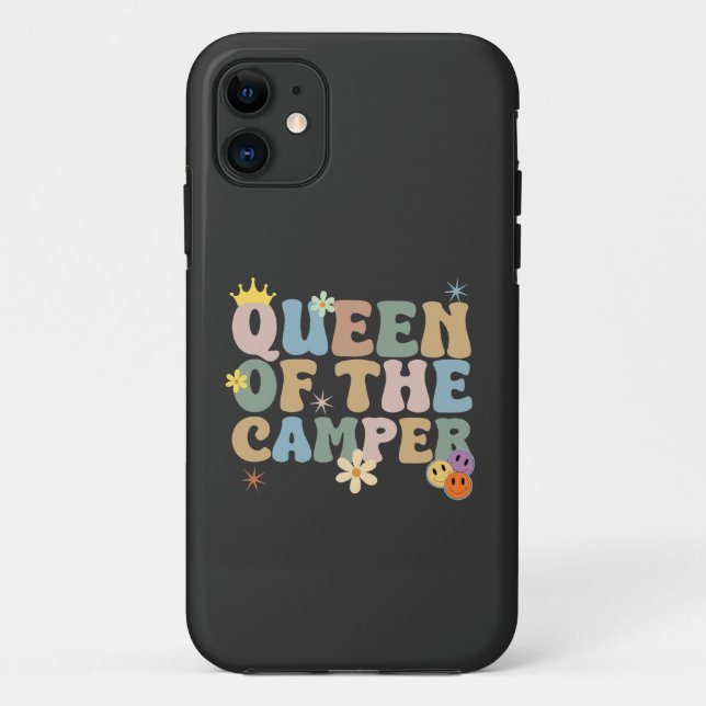 Coques Case-Mate iPhone Queen of the camper- Camping (Dos)