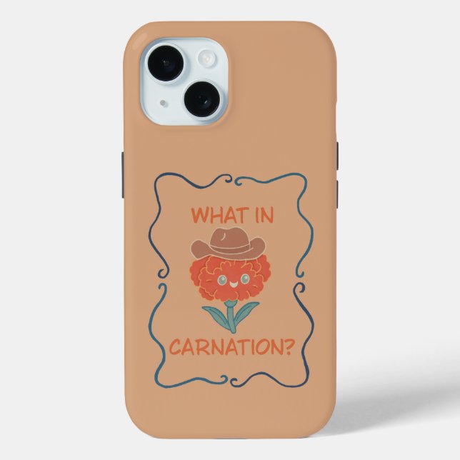 Coques Case-Mate iPhone Quel œillet drôle de fleur de cowboy (Verso)