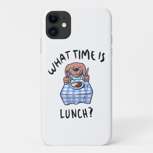Coques Case-Mate iPhone Quelle heure est le déjeuner (Dos)