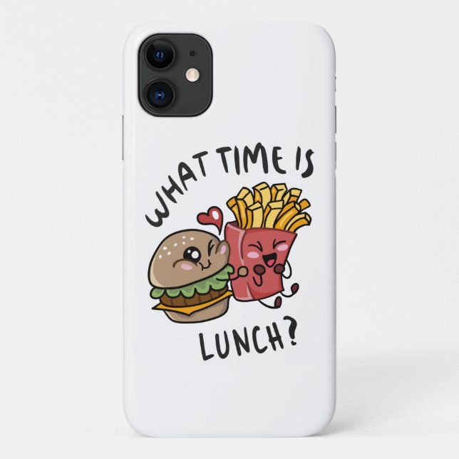 Coques Case-Mate iPhone Quelle heure est le déjeuner (Dos)