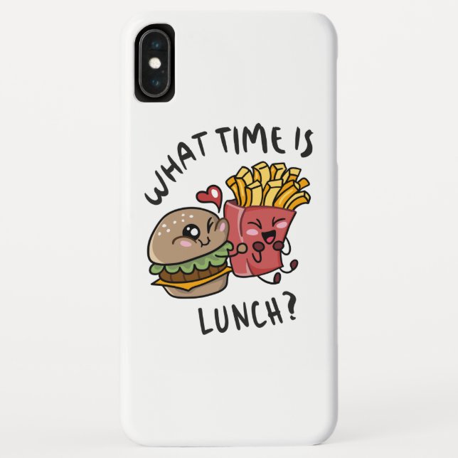 Coques Case-Mate iPhone Quelle heure est le déjeuner (Dos)