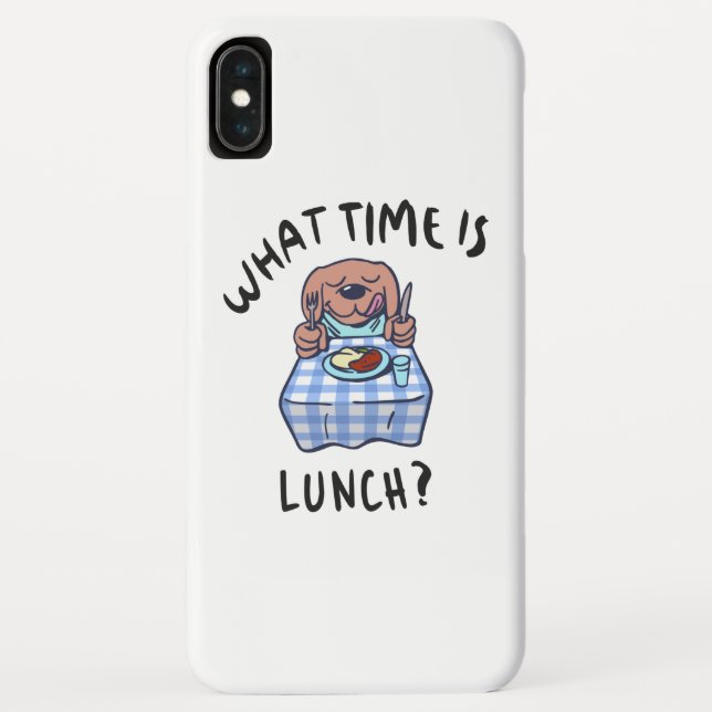 Coques Case-Mate iPhone Quelle heure est le déjeuner (Dos)