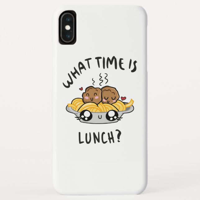 Coques Case-Mate iPhone Quelle heure est le déjeuner (Dos)