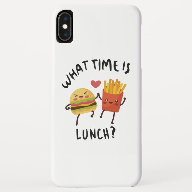 Coques Case-Mate iPhone Quelle heure est le déjeuner (Dos)