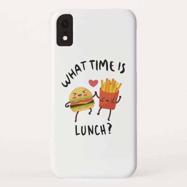 Coques Case-Mate iPhone Quelle heure est le déjeuner (Dos)