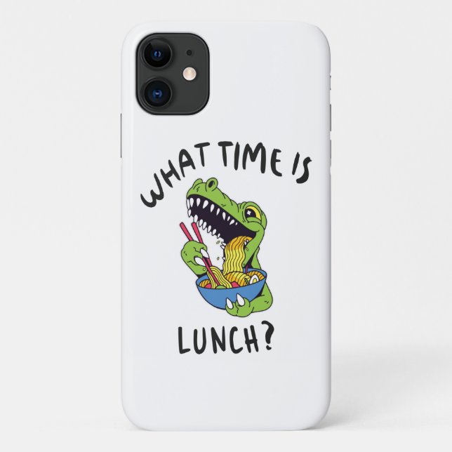 Coques Case-Mate iPhone Quelle heure est le déjeuner (Dos)