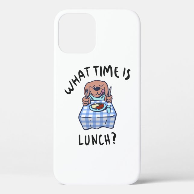 Coques Case-Mate iPhone Quelle heure est le déjeuner (Verso)