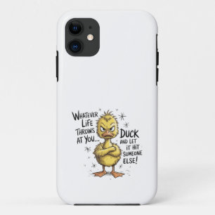 Case-Mate iPhone Case Quelle que soit la vie vous lance Canard Citation