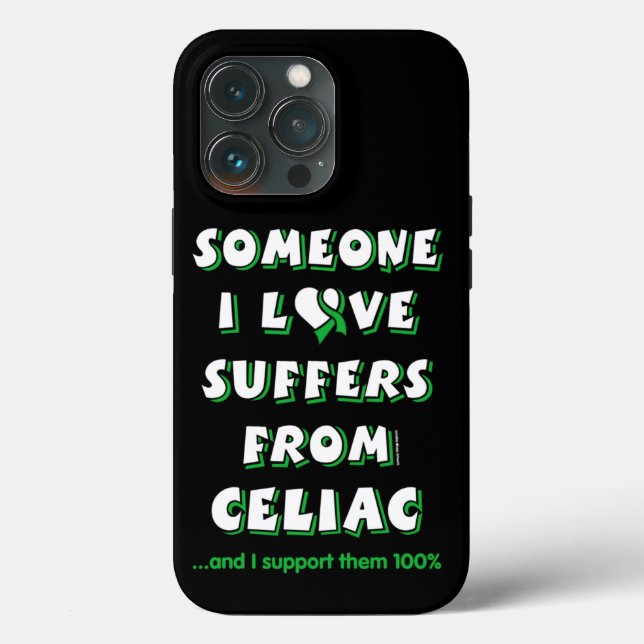 Coques Case-Mate iPhone Quelqu'Un Que J'Aime...Céliaque (Verso)