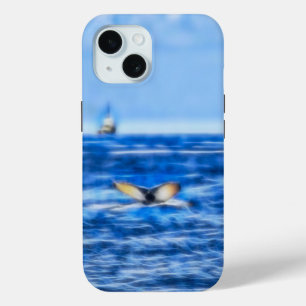Coque Case-Mate iPhone Queue de baleines Navire nautique Bleu Océan
