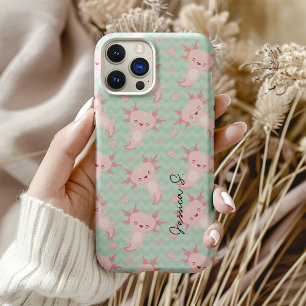 Coque iPhone 16 Pro Quirky Kawaii Axolotl Motif
