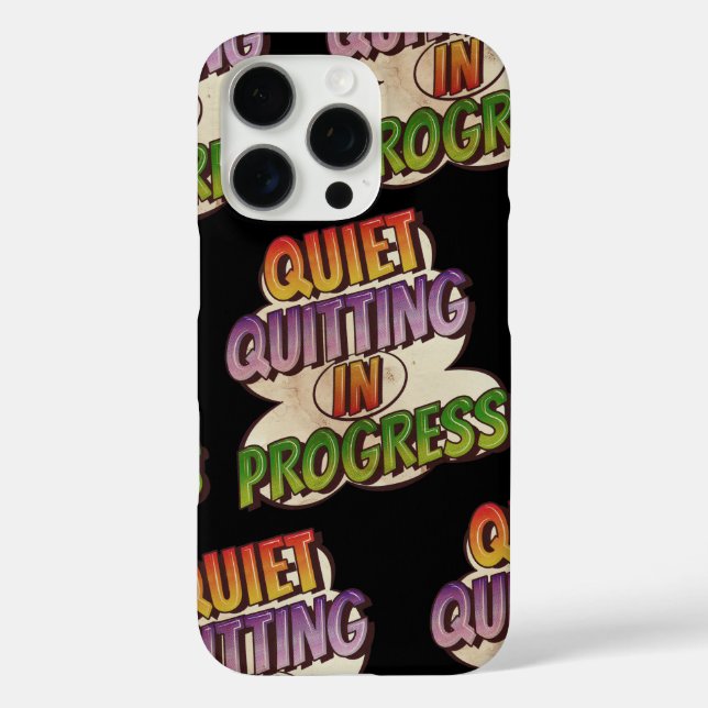Coques Case-Mate iPhone Quitter en cours Caricature de livre de bande dess (Verso)