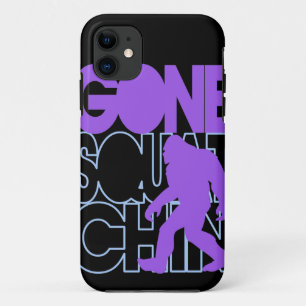 Coque Case-Mate iPhone Quotidien je suis noir et pourpre de Squatchin