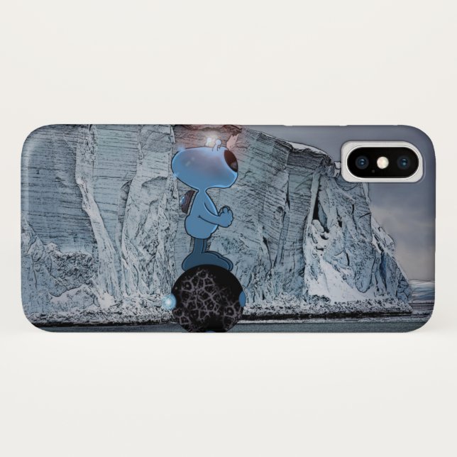 Coques Case-Mate iPhone Qwiby | L'Alien (Dos (Horizontal))