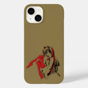 Coque Case-Mate iPhone R & B Manga, Neko Catgirl Furry Loli Anime