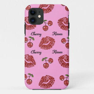 Case-Mate iPhone Case RAB Rockabilly Cherry Kisses on Pink