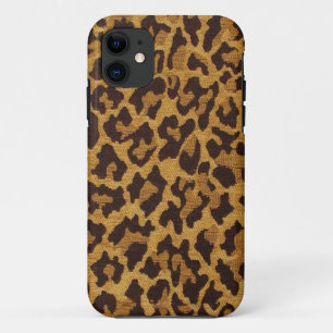 Coque Case-Mate Pour iPhone RAB Rockabilly Imprimé Léopard Marron Or