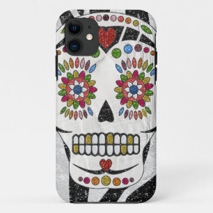 Etui iPhone Case-Mate RAB Rockabilly Sugar Skull on Zebra