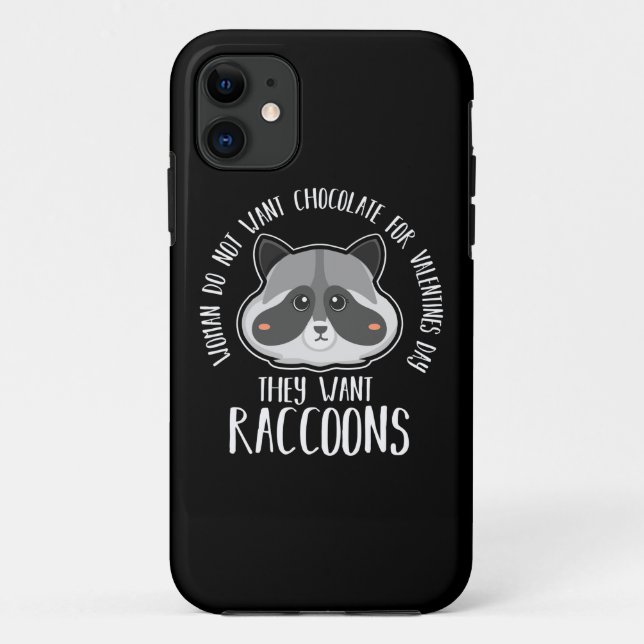 Coques Case-Mate iPhone Raccoon Lover Raccoon pour la Saint Valentin (Dos)