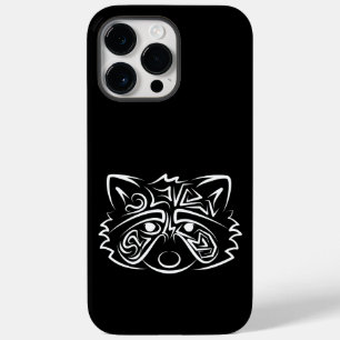Coque Case-Mate iPhone Raccoon tribal noir et blanc
