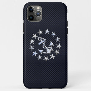 Case-Mate iPhone Case Racy Fibre Carbone Nautique Chrome Yacht Drapeau I