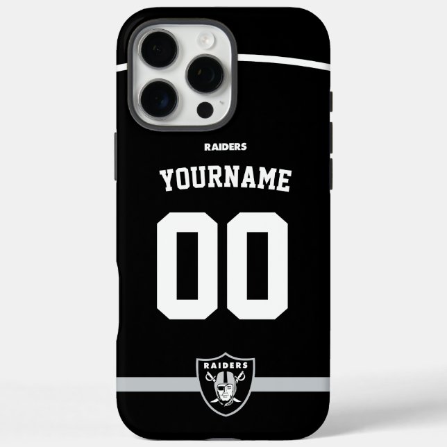 Coques Case-Mate iPhone Raiders personnalisés Jersey Football américain (Verso)