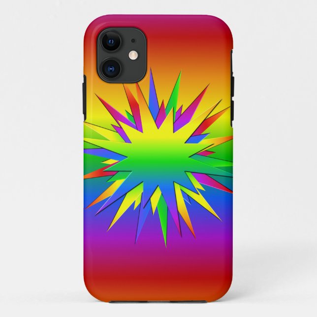 Coques Case-Mate iPhone Rainbow Burst iPhone 5 Coque-Mate (Dos)