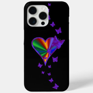 Coque Case-Mate iPhone Rainbow heart and Butterfly