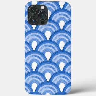 Case-Mate iPhone Case Rainbow in watercolor - blue pattern