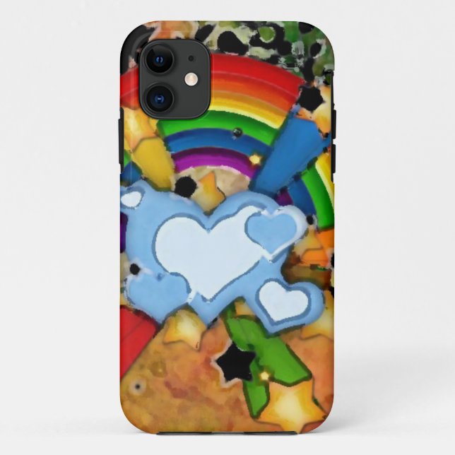 Coques Case-Mate iPhone Rainbow L huile_iphone 5 (Dos)