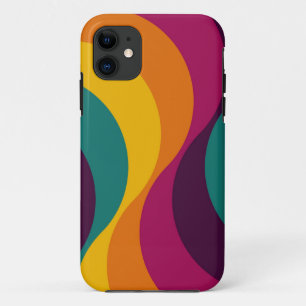 Etui iPhone Case-Mate Rainbow Retro Wavy Motif 3