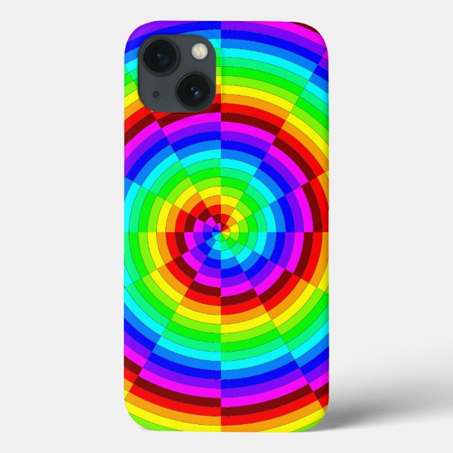 Coques Case-Mate iPhone Rainbow Spiral par Kenneth Yoncich (Verso)