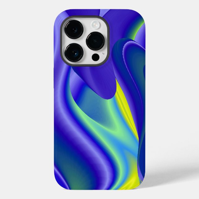 Coques Case-Mate iPhone Rainbowart futuriste, 3D abstrait (Verso)