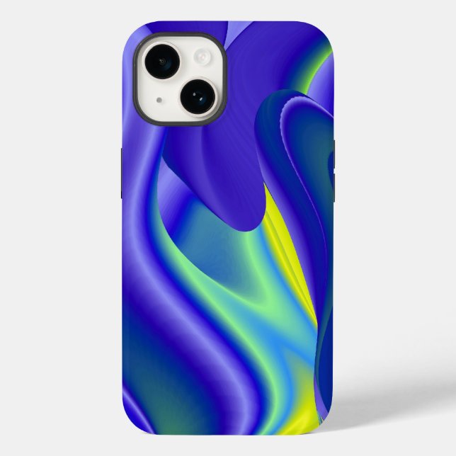 Coques Case-Mate iPhone Rainbowart futuriste, 3D abstrait (Verso)