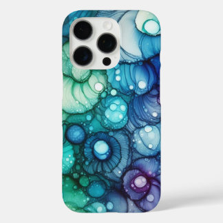 Coque iPhone 16 Pro Raindrops Alcohol Ink