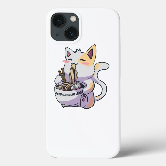 Coques Case-Mate iPhone Ramen mangeant des chats (Verso)