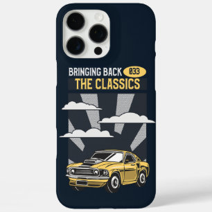 Coque iPhone 16 Pro Max Ramenez la voiture classique Retro Muscle