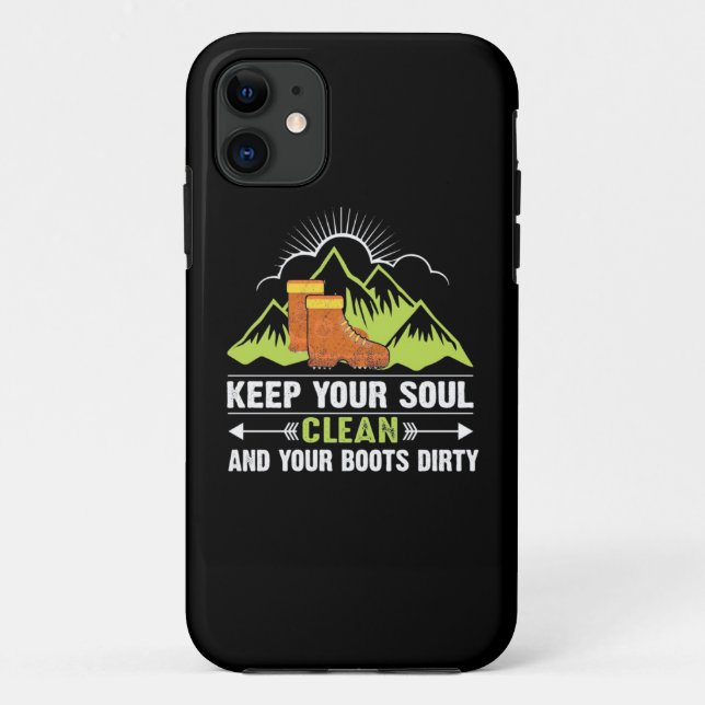Coques Case-Mate iPhone Randonnée Gardez votre âme propre (Dos)