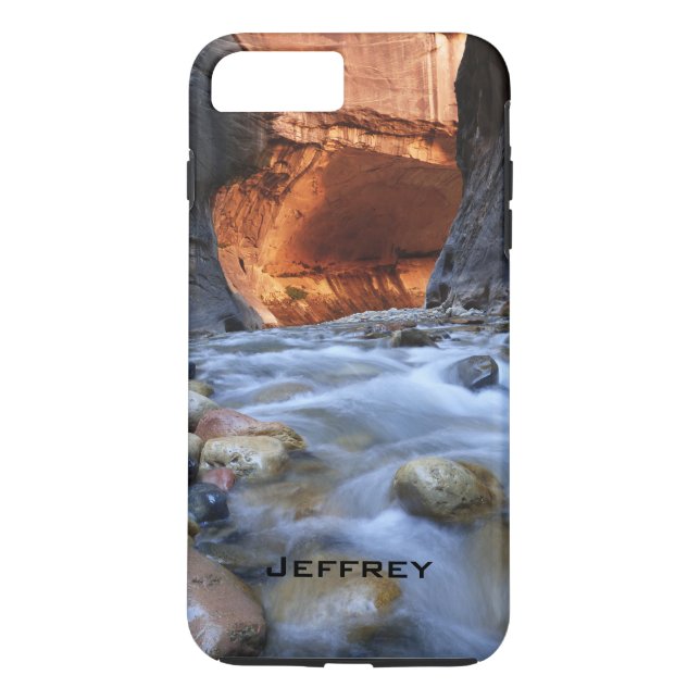 Coques Case-Mate iPhone Randonnée, Nom, Zion Narrows, Utah, Red Cliffs, (Dos)