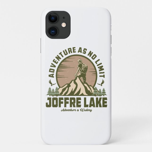 Coques Case-Mate iPhone Randonnée Rétro du lac Joffre (Dos)