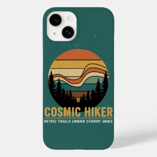 Coque Case-Mate iPhone Randonneur Cosmique Rétro Années 70 Coucher de Sol