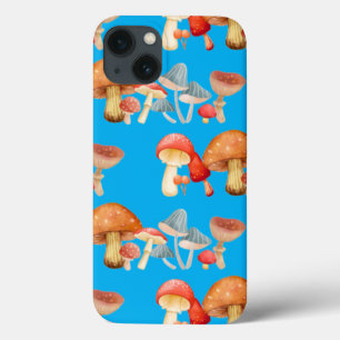 Case-Mate iPhone Case Rangée de mignons champignons mycologie de l'airai
