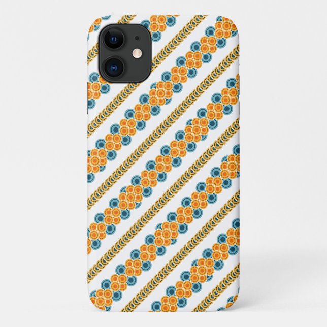 Coques Case-Mate iPhone rangs de cercle des années 70 (Dos)