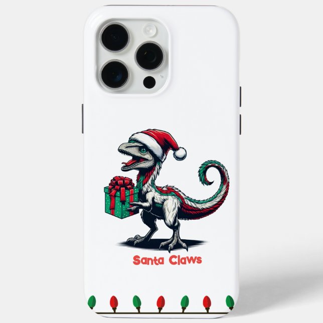 Coques Case-Mate iPhone rapace de Noël Santa hat (Verso)